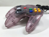 Nintendo 64 Controller Clear Purple Console Boxed Japan - Tested Working DL6617