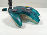 Nintendo 64 Controller Clear Blue Console Nintendo Japan - Tested Working DL6629