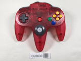 Nintendo 64 Controller Clear Red Console Nintendo Japan - Tested Working DL6630