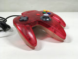 Nintendo 64 Controller Clear Red Console Nintendo Japan - Tested Working DL6630