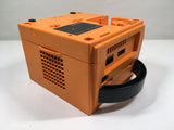 Game Cube Orange DOL-001 Console Nintendo Japan - Tested Working DL6634
