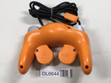 Game Cube Controller Orange Console Nintendo Japan - Tested Working DL6644