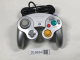 Game Cube Controller Silver Console Nintendo Japan - Tested Working DL6654