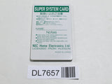 Super System Card PC Engine TurboGrafx HU Japan - DL7657 - Photo 2