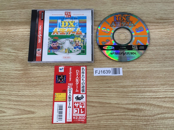 FJ1639 DX Jinsei Game SATAKORE Sega Saturn Japan