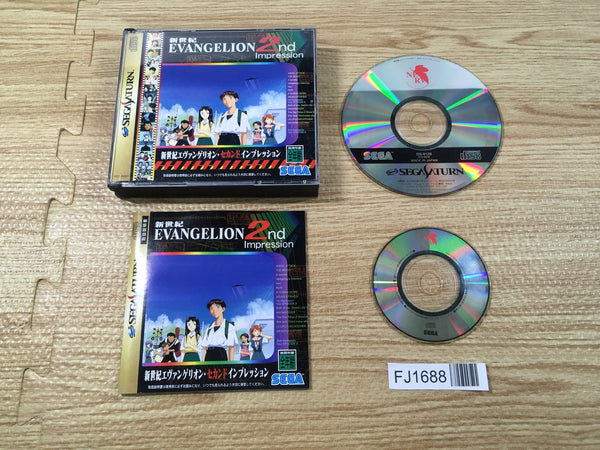 FJ1688 Neon Genesis Evangelion 2nd Impression Sega Saturn Japan