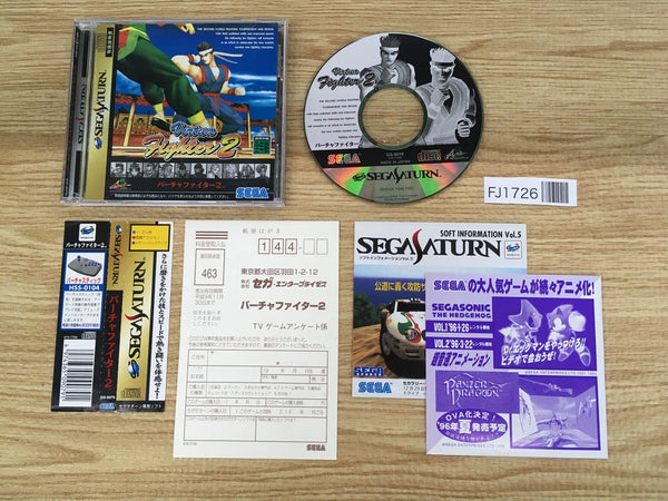 FJ1726 Virtua Fighter 2 Sega Saturn Japan