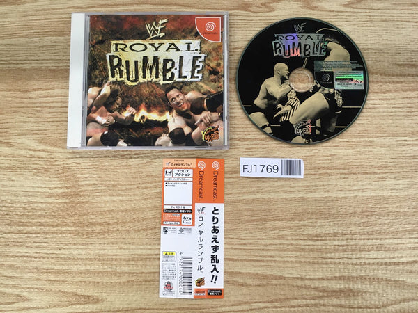 FJ1769 WWF Royal Rumble Dreamcast Japan