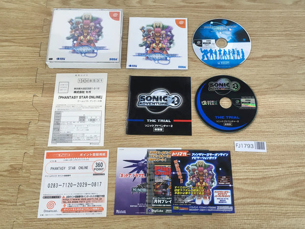 FJ1793 Phantasy Star Online First Press edition Dreamcast Japan