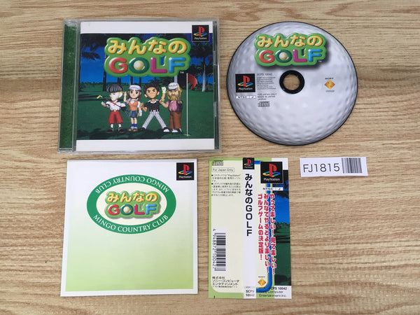 FJ1815 Minna No Golf PS1 Japan