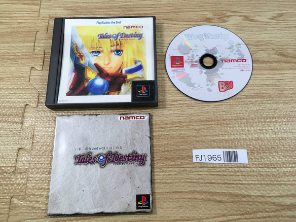 FJ1965 Tales Of Destiny Playstation The Best PS1 Japan