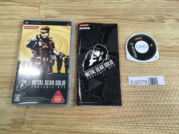 FJ2079 Metal Gear Solid Portable OPS PSP Japan
