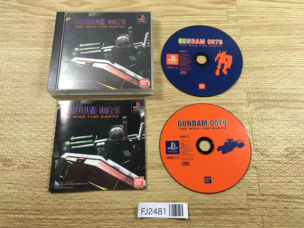 FJ2481 Kidou Senshi Gundam 0079 The War For Earth PS1 Japan