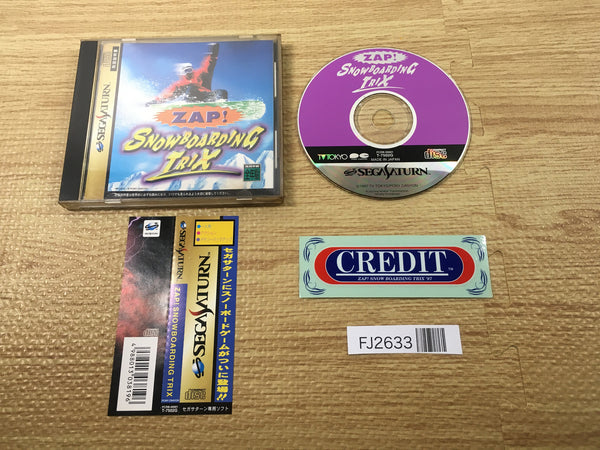 FJ2633 Zap Snowboarding Trix Sega Saturn Japan