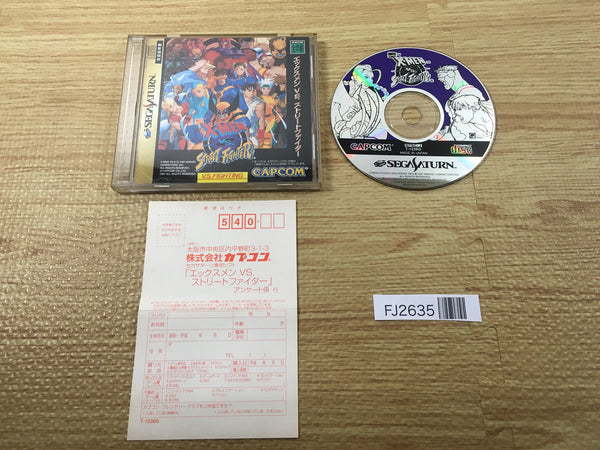FJ2635 X-Men Vs. Street Fighter Sega Saturn Japan