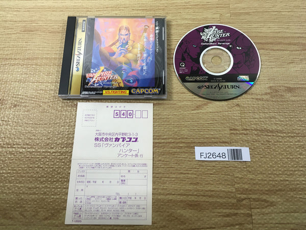 FJ2648 Vampire Hunter Night Warriors Darkstalkers Sega Saturn Japan