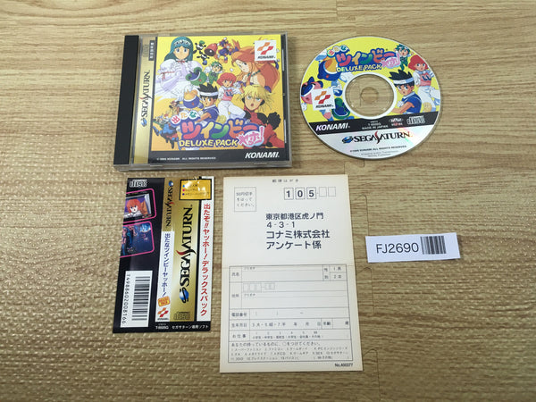 FJ2690 Detana Twinbee Yahho Deluxe Pack Sega Saturn Japan