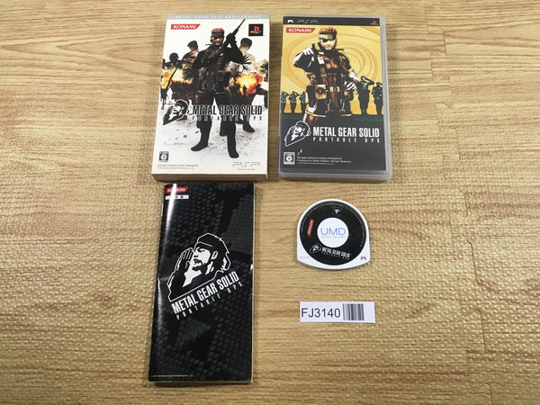 FJ3140 Metal Gear Solid Portable Ops Metal Gear 20th Anniversary PSP Japan