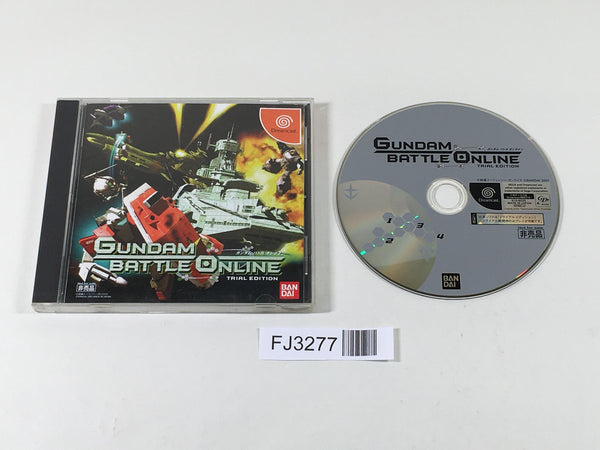 FJ3277 Gundam Battle Online Trial Edition Dreamcast Japan