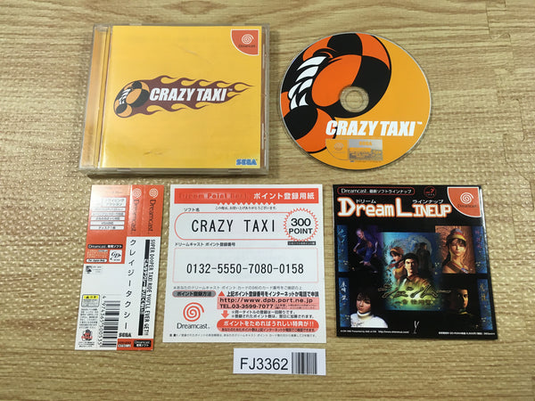 FJ3362 Crazy Taxi Dreamcast Japan