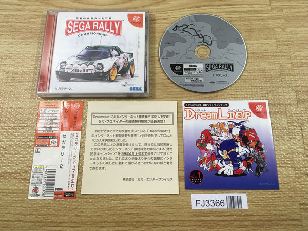 FJ3366 Sega Rally Championship 2 Dreamcast Japan