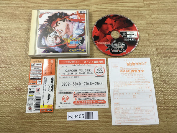 FJ3405 Capcom vs. SNK Millennium Fight 2000 Dreamcast Japan