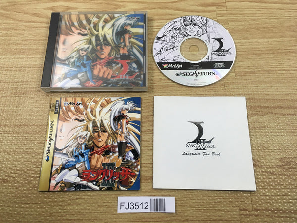 FJ3512 Langrisser III 3 first limited Sega Saturn Japan