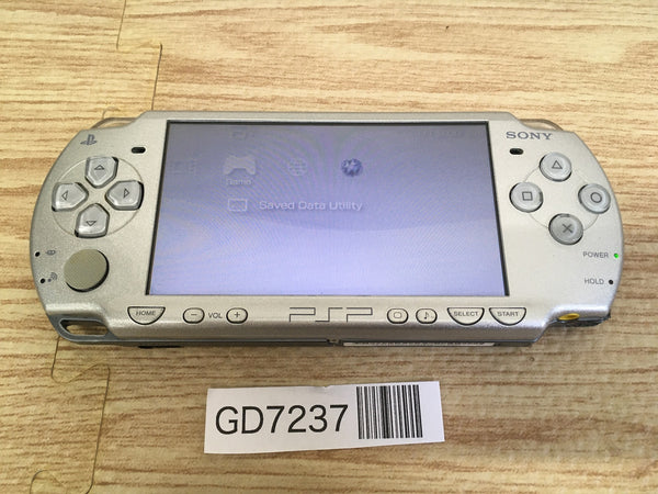 GD7237 Plz Read Item Condi PSP-2000 ICE Silver SONY PSP Console Japan