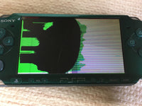 GD7273 Plz Read Item Condi PSP-3000 SPIRITED GREEN SONY PSP