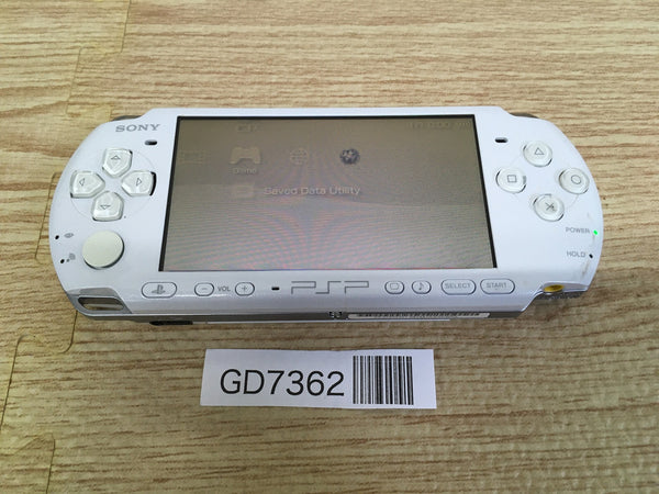 GD7362 Plz Read Item Condi PSP-3000 PEARL WHITE SONY PSP
