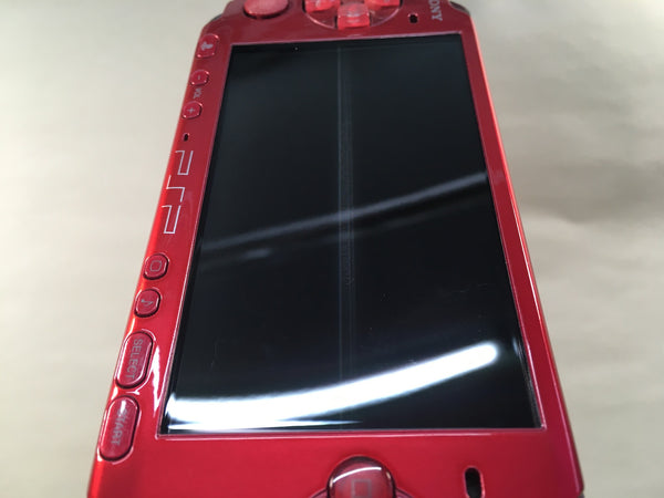 GD7371 No Battery PSP-3000 RADIANT RED SONY PSP Console