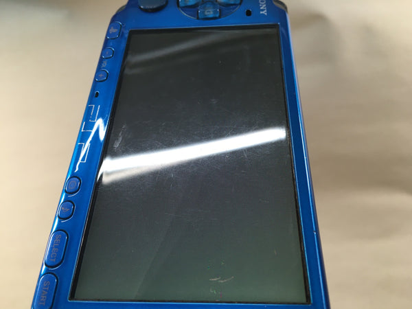 GD7374 Plz Read Item Condi PSP-3000 VIBRANT BLUE SONY PSP