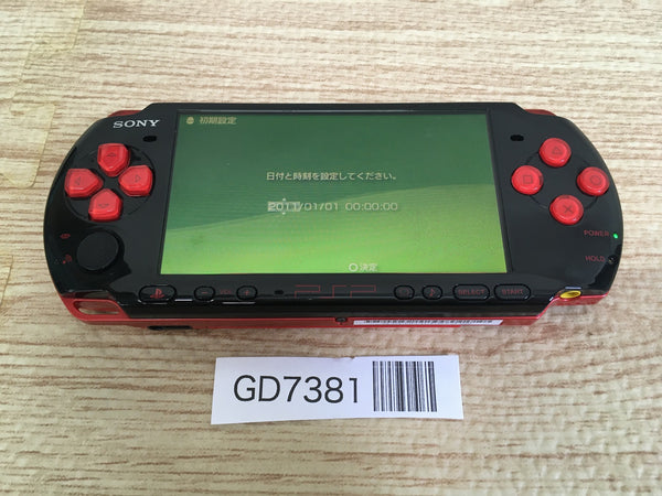 PSP3000   送料込みにしました GD7273 Plz Read Item Condi PSP-3000 SPIRITED GREEN SONY PSP