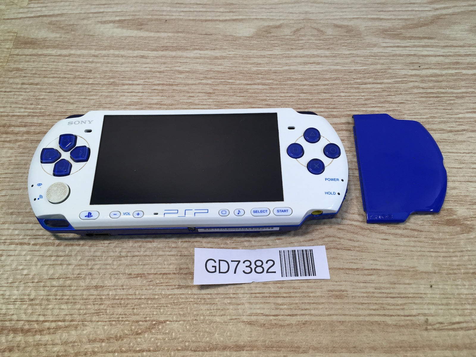 GD7382 Not Working PSP-3000 WHITE & BLUE SONY PSP Console