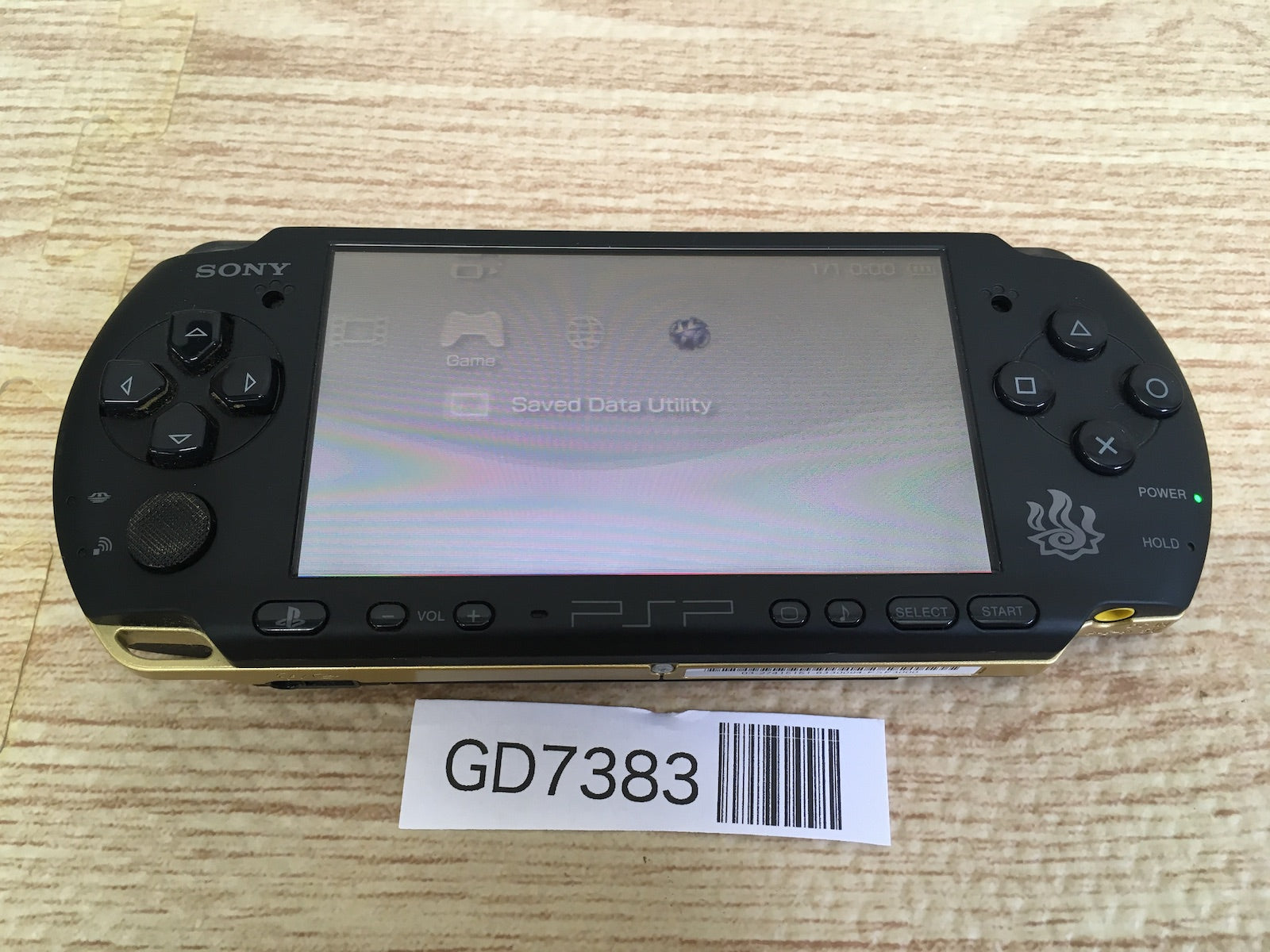 ★動作確認用　PSP-3000 GD7383 No Battery PSP-3000 MONSTER HUNTER 3RD Ver. SONY PSP