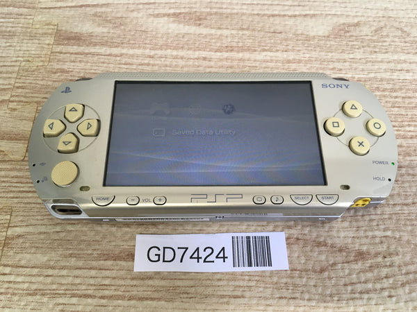 GD7424 Plz Read Item Condi PSP-1000 CHAMPAGNE GOLD SONY PSP Console Japan