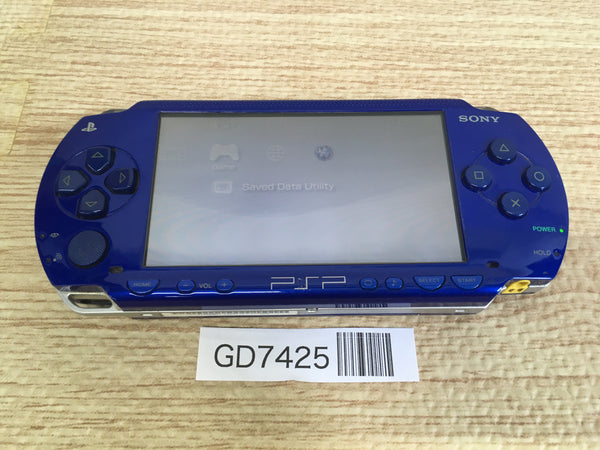 GD7425 Plz Read Item Condi PSP-1000 METALLIC BLUE SONY PSP Console Japan
