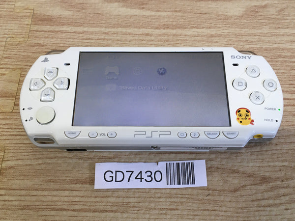 GD7430 Plz Read Item Condi PSP-2000 CERAMIC WHITE SONY PSP Console Japan