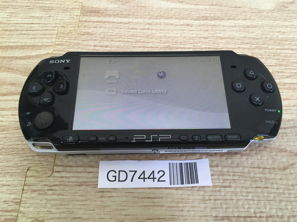 GD7442 Plz Read Item Condi PSP-3000 PIANO BLACK SONY PSP Console Japan