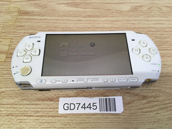 GD7445 Plz Read Item Condi PSP-3000 PEARL WHITE SONY PSP