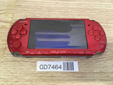 GD7464 Plz Read Item Condi PSP-3000 RADIANT RED SONY PSP Console Japan