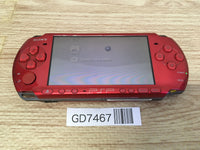 GD7467 Plz Read Item Condi PSP-3000 RADIANT RED SONY PSP Console Japan