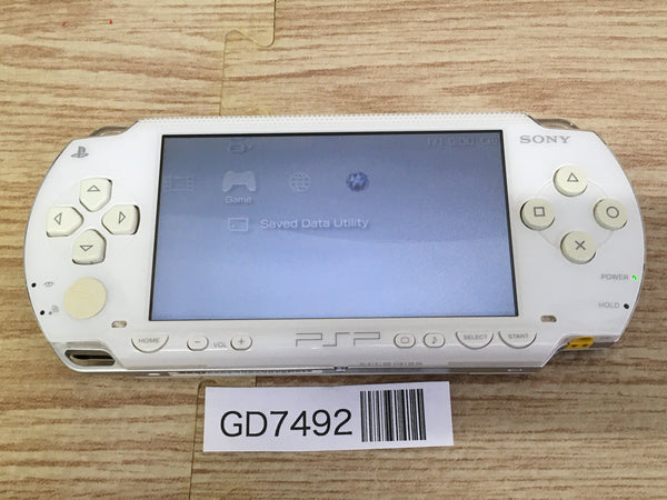 GD7492 No Battery PSP-1000 CERAMIC WHITE SONY PSP Console Japan