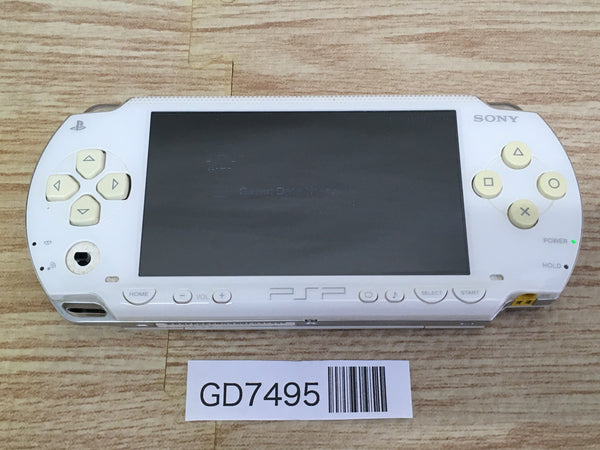 GD7495 Plz Read Item Condi PSP-1000 CERAMIC WHITE SONY PSP Console Japan