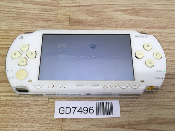 GD7496 Plz Read Item Condi PSP-1000 CERAMIC WHITE SONY PSP Console Japan
