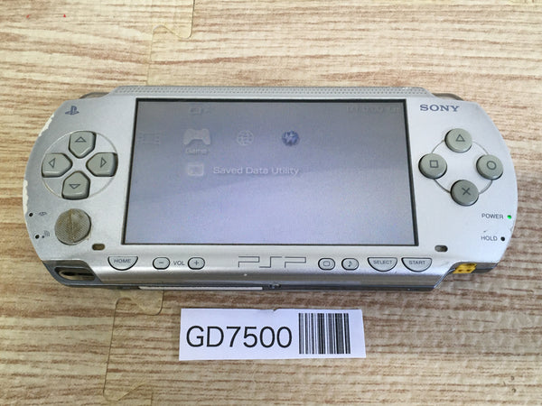 GD7500 Plz Read Item Condi PSP-1000 Silver SONY PSP Console Japan