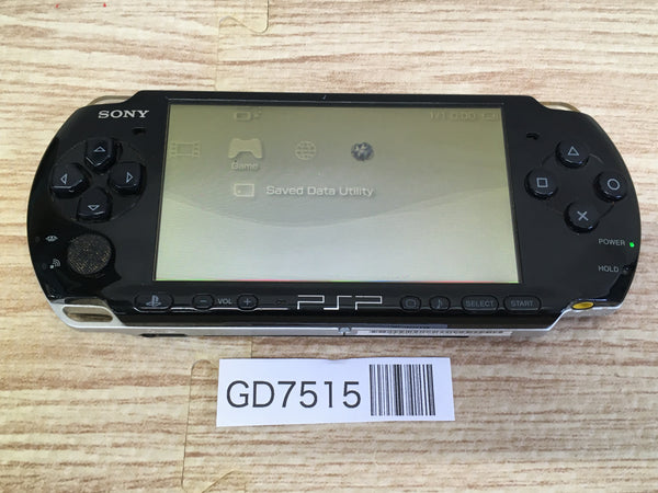 GD7515 Plz Read Item Condi PSP-3000 PIANO BLACK SONY PSP Console Japan
