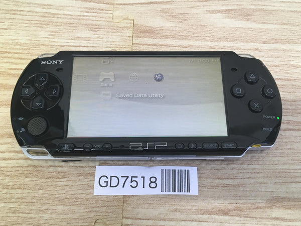 GD7518 Plz Read Item Condi PSP-3000 PIANO BLACK SONY PSP Console Japan
