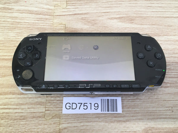 GD7519 Plz Read Item Condi PSP-3000 PIANO BLACK SONY PSP Console Japan