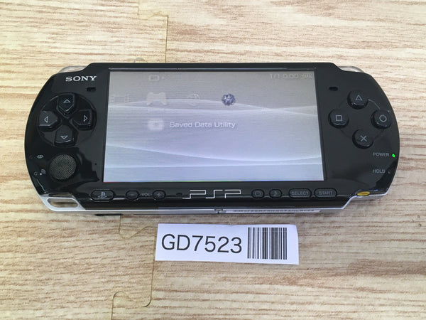 GD7523 Plz Read Item Condi PSP-3000 PIANO BLACK SONY PSP Console Japan